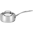 Cuisinart Custom Clad 5-Ply Stainless Cookware 1 Qt. Saucepan w/Cover, CC519-14