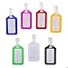 Angelduck Set of Luggage Tags with Address Cards - 7 Different Colors - Perfect to Quickly Spot Your Luggage - Adjustable Strap - Durable and Strong - Makes Traveling Easier, Safer and Secure