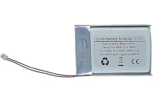 3.7V 320mAh Replacement Battery for Jabra Pro 9400, Pro 9450, 9460, 9465, 9465 Duo, 9470 and Logitec h BH970 Wireless Headset
