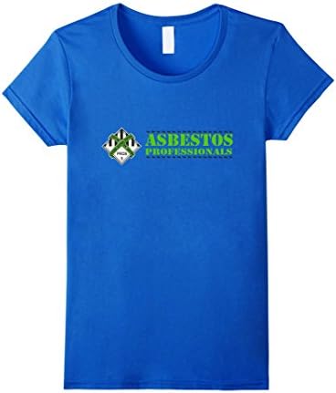 Womens Asbestos Professionals Logo Shirt - Large Logo Small Royal Blue