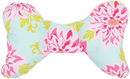 Original Baby Elephant Ears Head Support Pillow for Stroller, Swing, Bouncer, Changing Table, Car Seat, etc. (Dahlia)