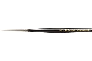 Pro Arte : Prolene Pinceau rond synthétique pour aquarelle Série 101 Taille 4/0 Pro Arte