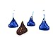 LaetaFood Bag - Hershey's Kisses Milk Chocolate Party Candy, Dark Blue Foil (Pack of 2 Pounds)