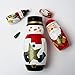 5PCS/Set Wooden Matryoshka Doll, Handmade Santa Wooden Russian Nesting Dolls Gift Matreshka Handmade Crafts for Christmas (Wishing Doll Set)
