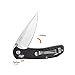 Firebird GANZO F7533 Pocket Folding Knife Carbon Fiber Handle with Clip 440C Stainless Steel Black Blade Hunting Fishing Camping Outdoor EDC Knife (CF Black)
