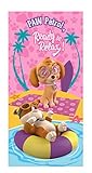 Paw Patrol Ready to Relax Beach Towel For Kids measure 28