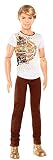 Barbie Ken Fashionistas Doll with Brown Jeans and White Tee