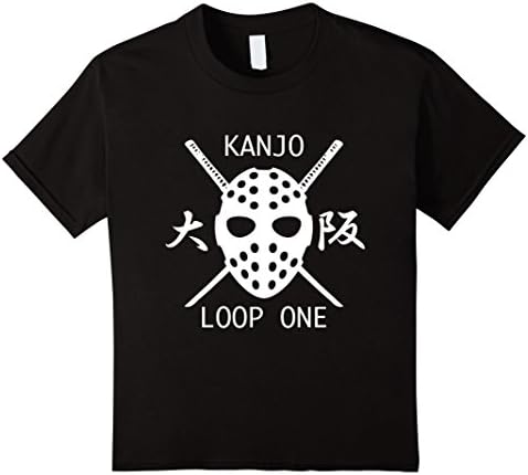 unisex-child KANJO LOOP ONE OSAKA STREET RACING JAPAN IMPORT JDM SHIRT 6 Black