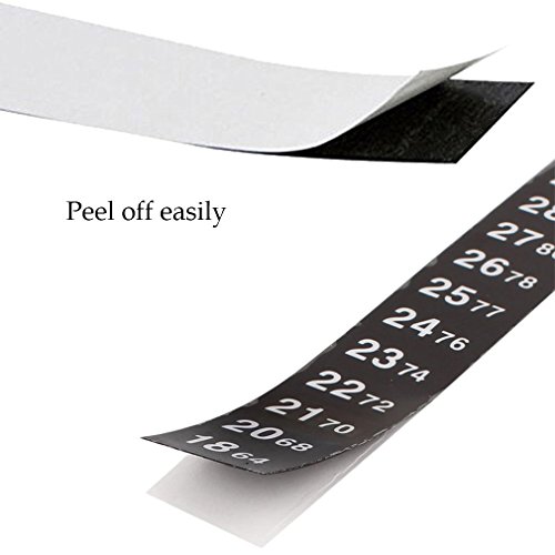 Fashionclubs Easy Read Aquarium Fish Tank Temperature Thermometer Sticker Pack of 10,Just Peel And Stick