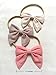 Cherssy Baby Bows and Headbands, 3pcs Super Stretchy Nylon Hairbands for Newborn Infant Toddler Baby Girls