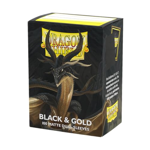 Dragon Shield: Matte Dual - Black & Gold
