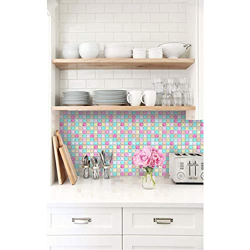 Yoillione 3D Effect Peel and Stick Wall Tiles for Kitchen and Bathroom