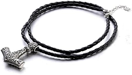 Kimloog Hot Sale!Nordic Vikings Thor's Hammer Necklace Mjolnir Nordic Jewelry Pendant for Men