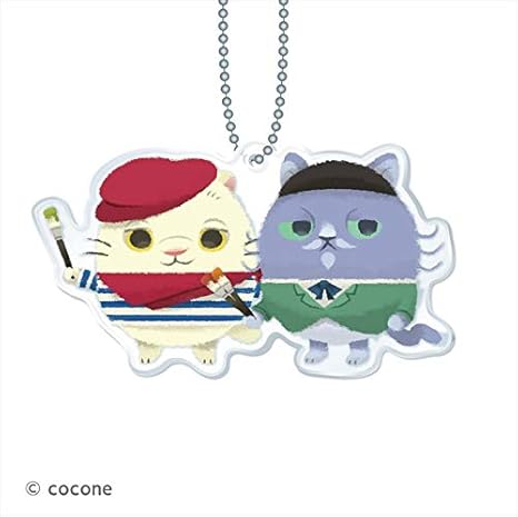 Amazon 猫のニャッホ ダリ モネ アクリルキーチェーン アニメ 萌えグッズ 通販