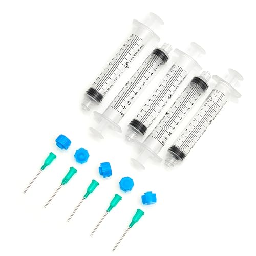 Dispense All The 5 Pack 10ml Industrial Syringes with Blunt Tipped