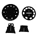 Cosmetic Tool,TOOPOOT 10 Hole Oval Makeup Brush Holder Drying Rack Organizer (black)