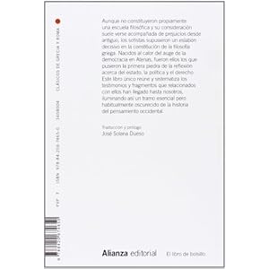 Los sofistas: Testimonios Y Fragmentos (Spanish Edition)