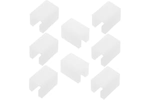 TOBBOMEY 8pcs Clear Silicone Corner Protectors Shape Drawer Handle Covers Childproof Safety Kit for Cabinets