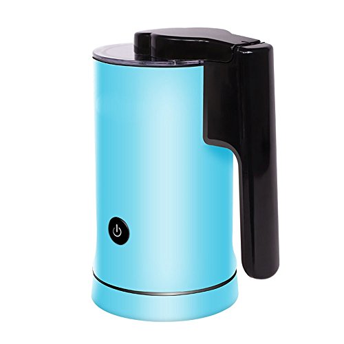 Click Here to See More Images Milk Frother Electric Professional Hot and Cold Dense Foam Coffee One Touch Automatic Milk Steamer Warmer with Whisk Stainless Steel Silent Operation Non-Stick Coating Thick Froth Milk Foamer Machine (Milk Frother 10)