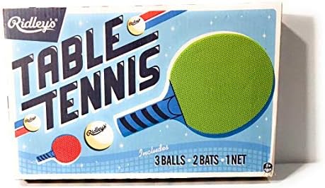 Amazon.com: Ridleys New Table Tennis PING Pong Game INCL Balls, NET, 2 Bats - High Performance: Electronics