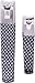 Luxitude Carbon Fiber Design Strong Steel Nail Clippers- 2 Pack