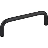 Elements 4" Center-to-Center Matte Black Torino Cabinet Wire Pull