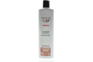Nioxin System 3, Cleansing Shampoo With Peppermint Oil, Treats Sensitive Scalp & Provides Moisture, For Color Treated Hair with Light Thinning, Various Sizes