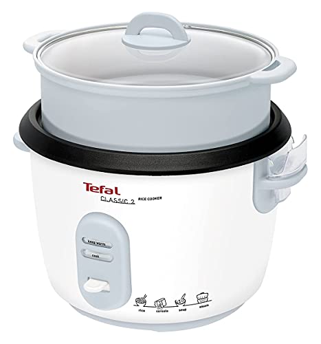 Tefal RK1011 Rice Cooker | Preset Cooking Programs | 10 Cups Capacity (5L) | Automatic Warming Function | Manual Adjustments | Perfect Cooking Rice |