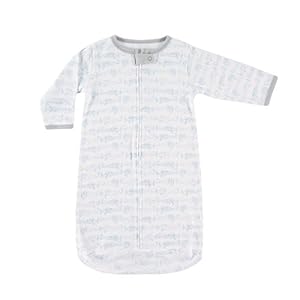 Hudson Baby Baby Long Sleeve Cotton Safe Wearable Sleeping Bag, Blue Airplanes, 1 Pack