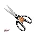 Multi Purpose Heavy Duty Kitchen Shears for Fish, Poultry and Meat - Ultra Sharp Stainless Steel Scissors with Comfort Grip and Built-In Nut Cracker and Bottle Opener - by Homiry