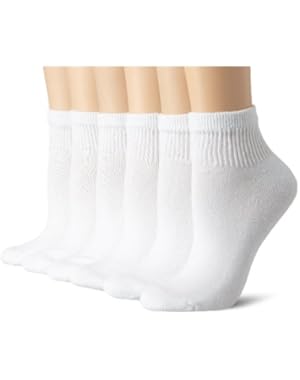 Women's 6 Pack Comfort Blend Ankle Sock
