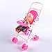 Kocome Assembly Pink Baby Stroller Trolley Nursery Furniture Toys For Barbie Doll