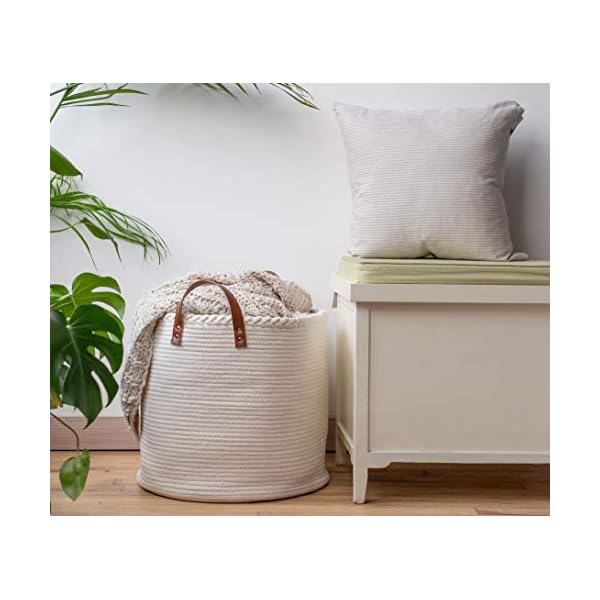 XXL Premium Blanket Storage Baskets 18"x16"Big Basket for Blankets