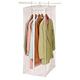 3 X Clear Vinyl Storage Maxi Rack Suit Garment Cover