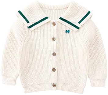 Pureborn ベビー服 キッズ 子供服 ニット 長袖 セーター コート アウターウェア 丸首 おしゃれ 柔らかい 厚手 女の子 男の子 プレゼント