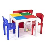 Humble Crew, White/Blue/Red Kids 2-in-1 Plastic