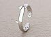Creativelife Women's S925 Sterling Silver Cat Ears Women Open Ring,Adjustable