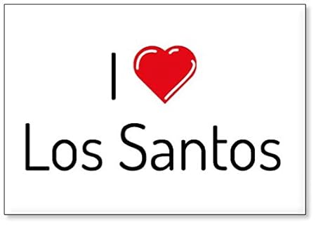 Mundus Souvenirs - Amo Los Santos, Imán para Nevera (diseño 1 ...