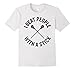 I Beat People With A Stick Funny Lacrosse T-Shirt T-Shirt