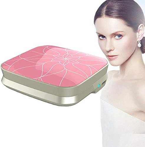Ultrasonic Contact Lens Cleaner, Convenient USB Charging Glasses Cleaning Machine 46KHz Cleaning Gadget Machine Daily Care for RGP Mirror Beauty Hitomi Corneal Shaping,Pink