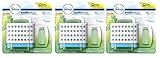Febreze Air Freshener, Small Spaces Air Freshener, Starter Kit and Refills Value Pack, Gain Scent Freshener, 0.18 oz, Pack of 3