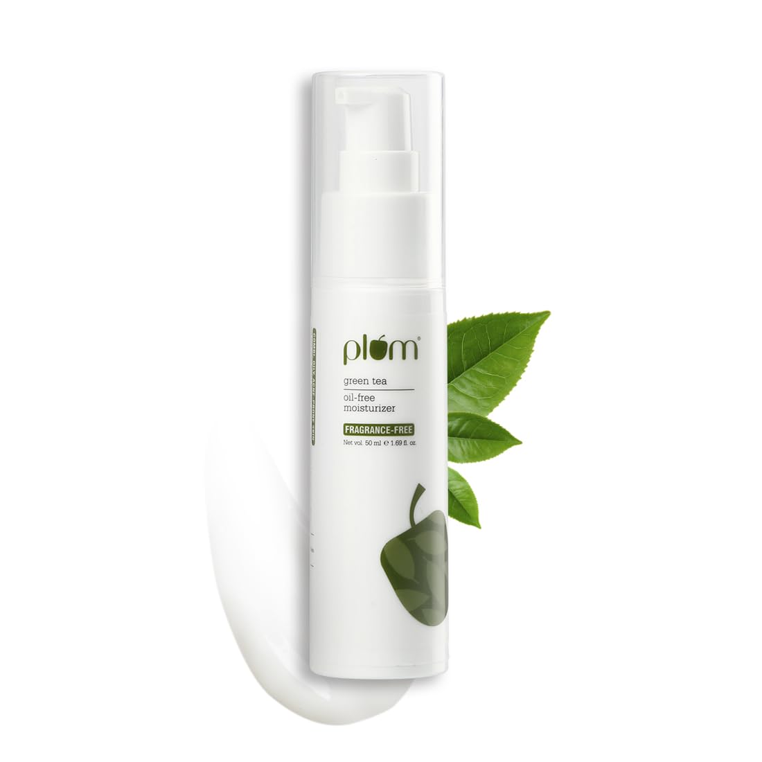 Plum Green Tea Oil Free Moisturizer For Daily Use | Moisturizer For Face | 100% Fragrance Free | Enriched With Squalane, Niacinamide & Hyaluronic Acid (50 Ml, Pack Of 1)