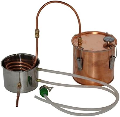 1.5 Gallon NEW Water Distiller Copper Pot Moonshine Still Boiler Home Brew Kit