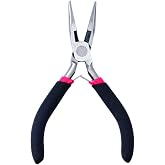 Home Plus 3 in. Carbon Steel Long Nose Pliers