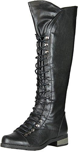 bamboo lace up combat boots