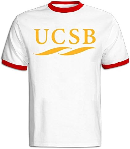 QTHOO Women's O Neck University Of California Santa Barbara UCSB Logo Baseball T-Shirt