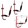 LeagueCo-2-x-Heavy-Duty-Steel-100LB-Kayak-Canoe-Arms-Storage-Wall-Mount-Folding-Hanger-Rack