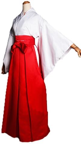 Amazon コスプレ衣装 コスチューム サテン製 正統神社巫女風 なりきり パーティー イベント仮装 Lサイズ コスプレ 仮装 通販