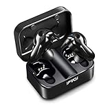 Wireless Earbuds Bluetooth Earbuds 5.0 Deep Bass 20 Hours Play time Bluetooth Headphone Automatic Pair IPX5 Waterproof 3D Stereo Sound Earphone Gift for All Bluetooth Devices (Black)