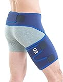 NEO G Groin Support - Medical Grade Quality, HELPS groin strains, sprains, pain, pulls, tears, aches, stiffness, injury, recovery & rehabilitation-Everyday or sporting activities-ONE SIZE Unisex Brace